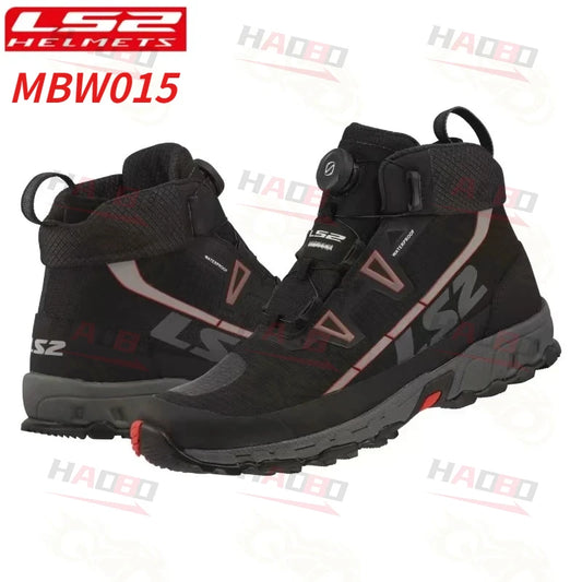 Hendersonshop Original LS2 Motorcycle Riding Boots Fall and Wear Resistant Road