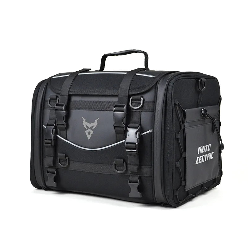 Motorcycle Waterproof Motorcycle Rear Seat Bag 35-50L Helmet Bag High Capacity Motor Tail SaddleBag Rider Backpack