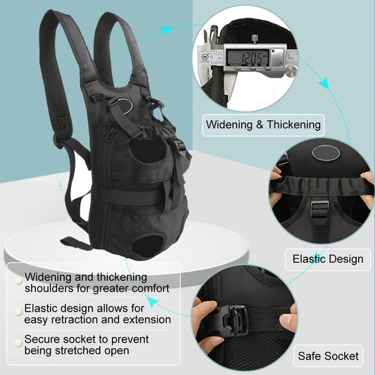 Pet Carry Portable Bag Puppy Adjustable Front Backpack Outdoor Travel Pets Ventilated Saddlebag Universal For Motorcycle Riding