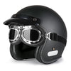 Vintage Half Face Helmet | Breathable - View 6 | Henderson Shop