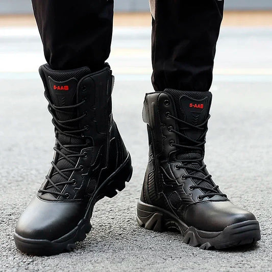 Men Male masculine Botas Tacticas Hombre Militar Masculine sneakerMotorcycle Ankle Combat Boots Black Botas Militares Hombre