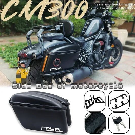 Motorcycle Luggage SaddleBags For Honda CMX1100 Rebel CM1100 2020-2023 Traveling Side Bag 19.5L High-capacity