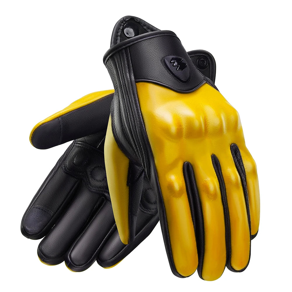 Leather Motorcycle Gloves | Leather & Breathable - View 8 | Henderson Shop