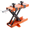 SucceBuy Motorcycle Lift 1100 LBS Motorcycle Scissor Lift Jack with Safety Pin Steel Motorcycle Jack Hoist Stand for Motorbike