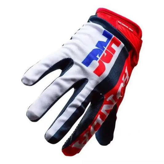 For HONDA HRC Motocross MTB MX Red Mesh Gloves Dirt Bike Riding Motorcycle Motorbike Riding Touring Breathable Touchscreen