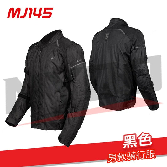 Hendersonshop LS2 Original Motorcycle Jacket Pants Riding Clothing Set Windproof Warm