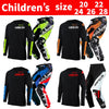 motocross set for child MX Jersey and Pants children Youth MTB DH UTV Enduro MX Gear Set Combo Off Road Racing Suit Dirt Bike
