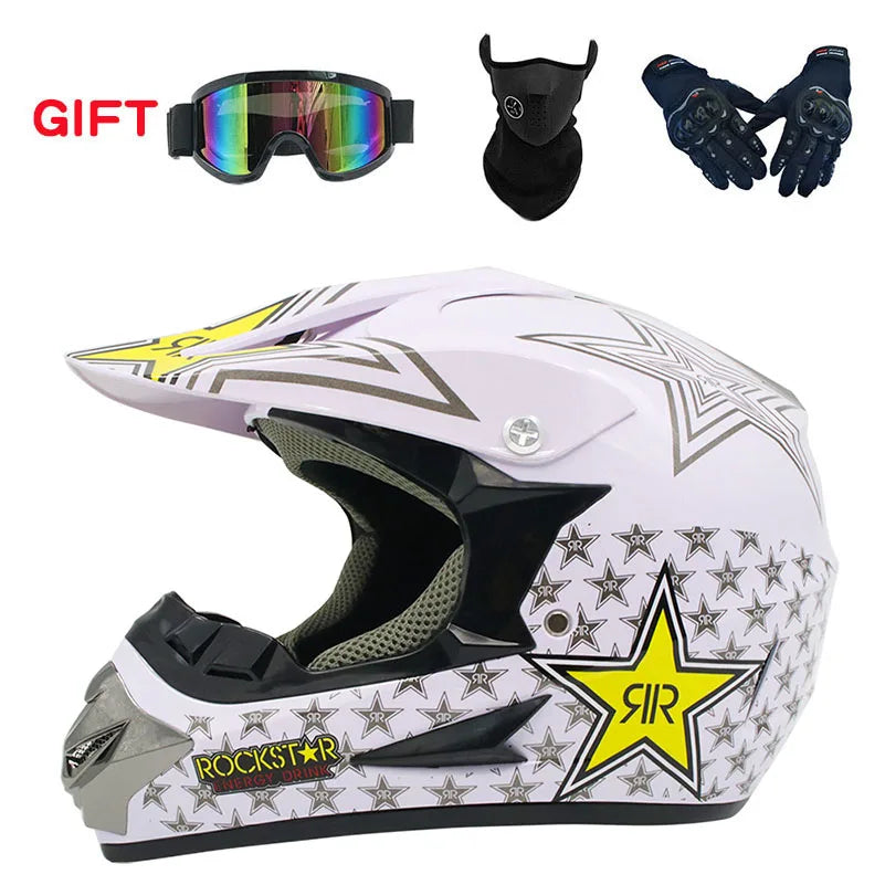 Helmets - 2019 New Flip Up Motorcycle Helmet Children motocross Off Road