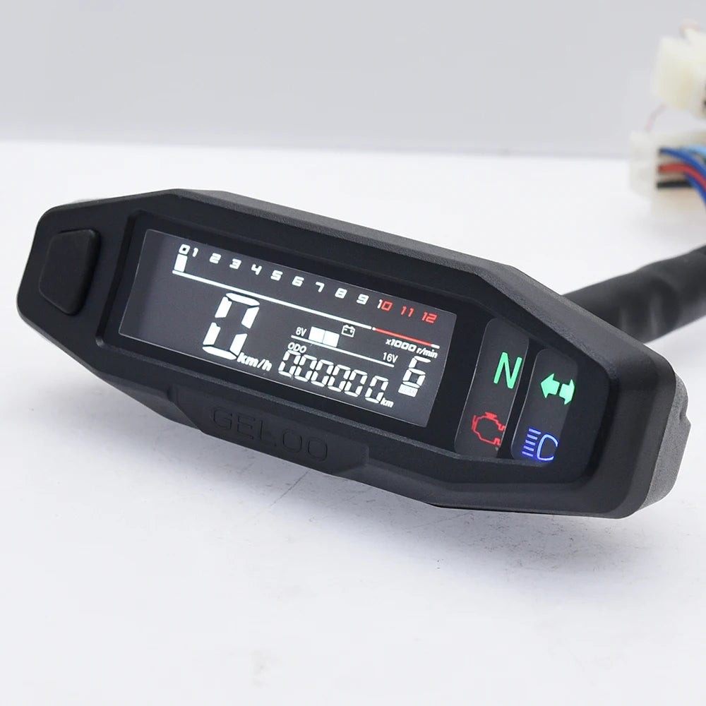 Digital Motorcycle Speedometer - View 8 | Henderson Shop
