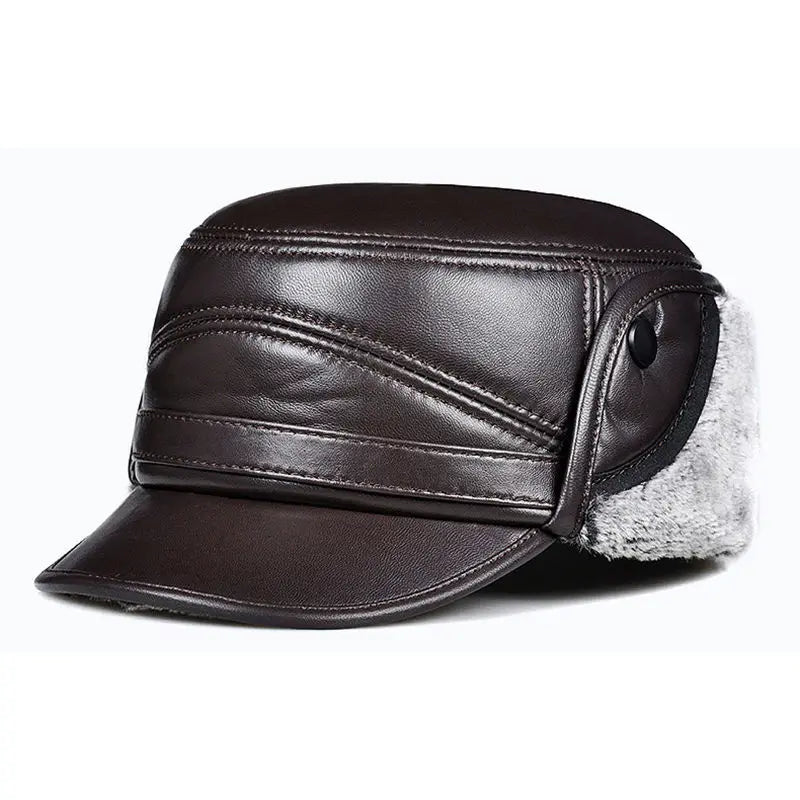 Motorcycle Cap | Leather & Winter - View 15 | Henderson Shop