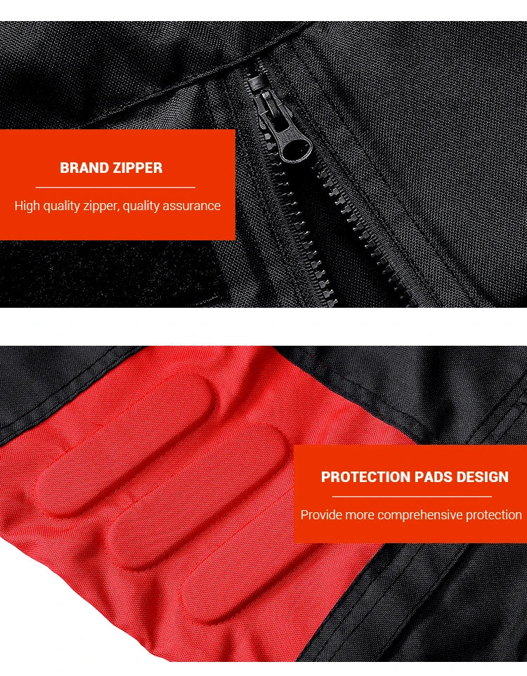 Hendersonshop Motorcycle Jacket Windproof Motocross Jackets Motorcycle Pants Wear-resistant Chaqueta Moto