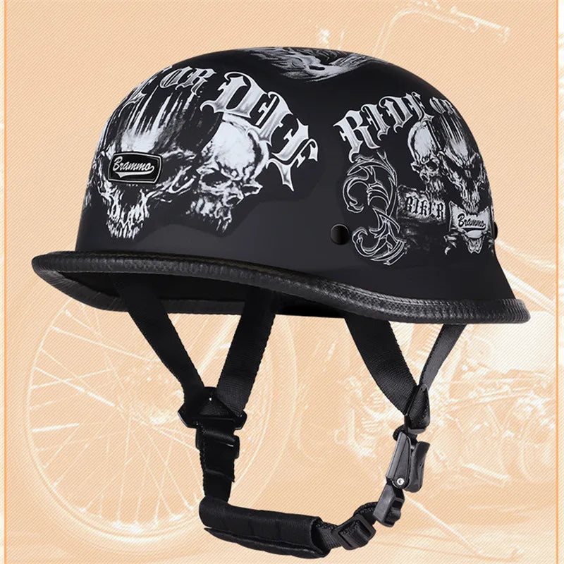 Vintage Half Face Helmet | Half Face & Leather - View 10 | Henderson Shop