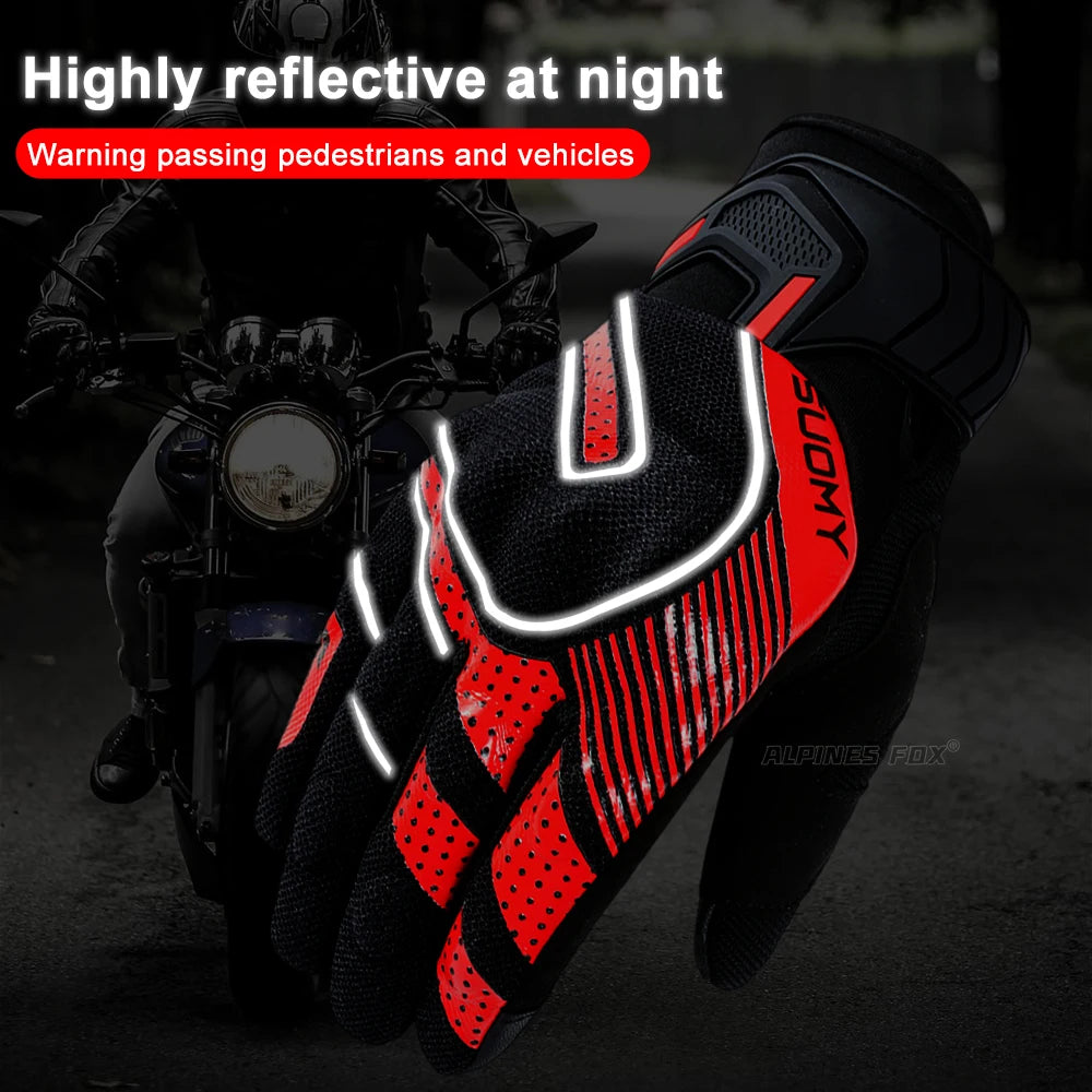 SUOMY Summer Motorcycle Cycling Gloves Touch Screen Motobike Riding Gloves TP... | Henderson Shop
