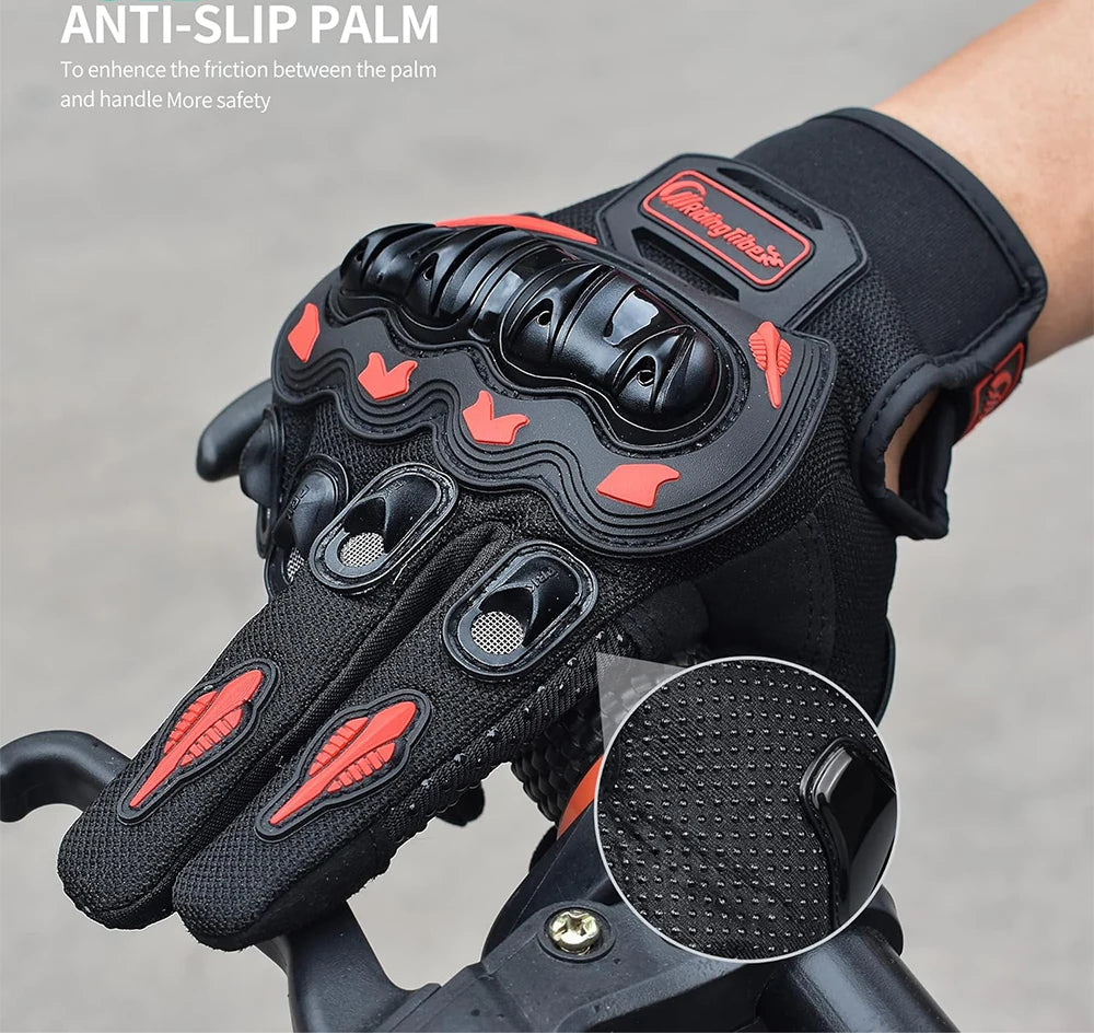 Road Racing Cycling Climbing Motocross Breathable Full Finger Touch Screen Mo... | Henderson Shop