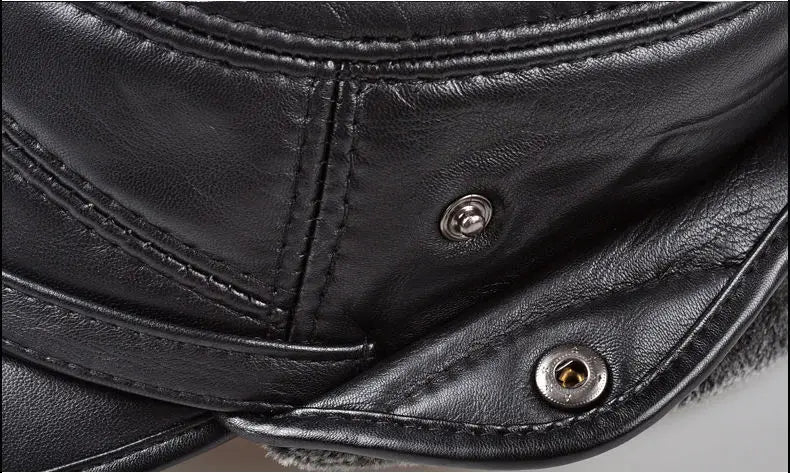 Motorcycle Cap | Leather & Winter - View 20 | Henderson Shop