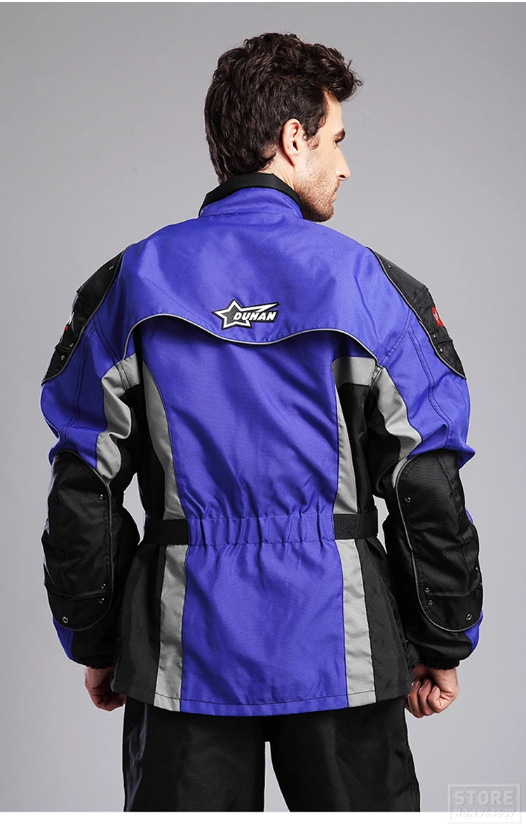 Hendersonshop Motorcycle Jacket Windproof Motocross Jackets Motorcycle Pants Wear-resistant Chaqueta Moto