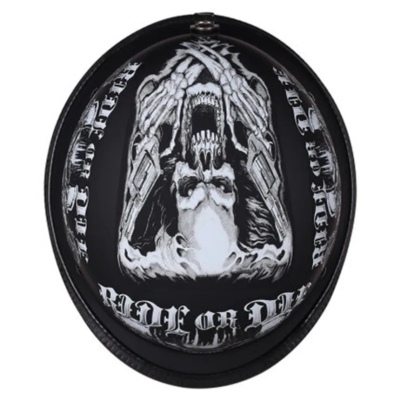 Vintage Half Face Helmet | Half Face & Leather - View 5 | Henderson Shop