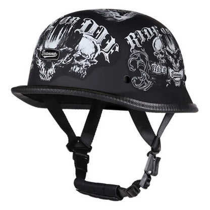 Vintage Half Face Helmet | Half Face & Leather - View 4 | Henderson Shop