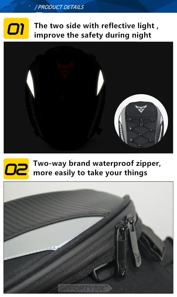 Motorcycle Tail Bag - View 11 | Henderson Shop