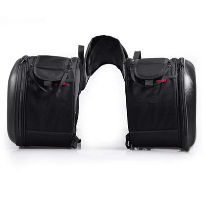 Newest Motorcycle Waterproof Racing Race Moto Helmet Travel Bags Suitcase Saddlebags + One Pair of Raincoat+Plastics