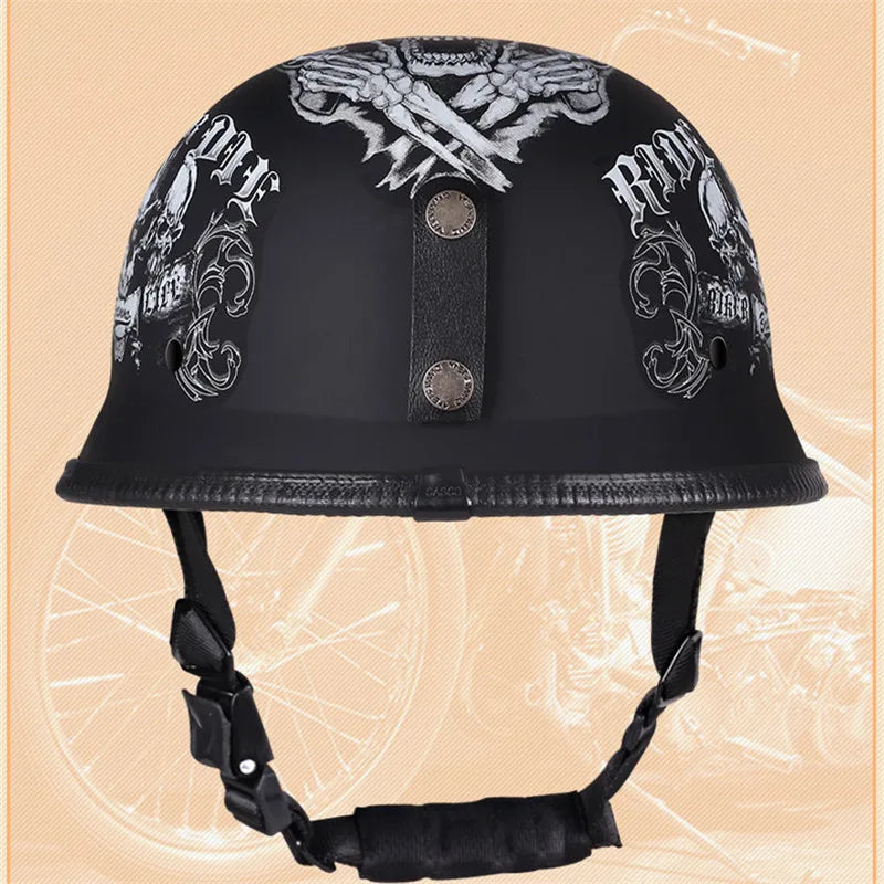 Vintage Half Face Helmet | Half Face & Leather - View 12 | Henderson Shop