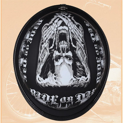 Vintage Half Face Helmet | Half Face & Leather - View 13 | Henderson Shop