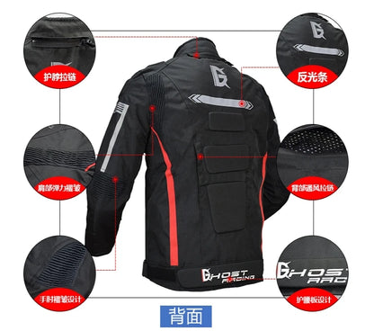 GHOST RACING motorcycle riding jacket pants rider racing motorcycle pants fall wind warm winter pants
