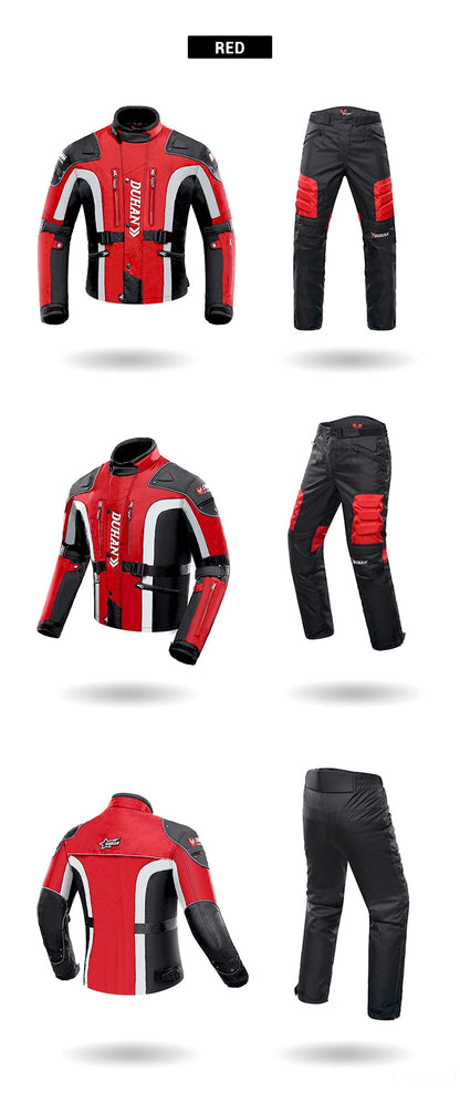 Hendersonshop Motorcycle Jacket Windproof Motocross Jackets Motorcycle Pants Wear-resistant Chaqueta Moto