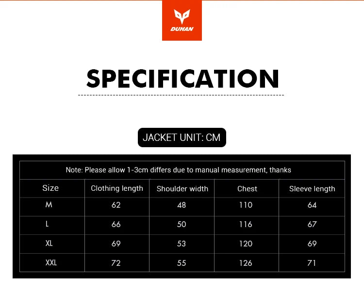 Hendersonshop Motorcycle Jacket Windproof Motocross Jackets Motorcycle Pants Wear-resistant Chaqueta Moto