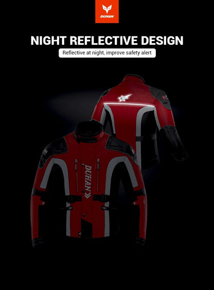 Hendersonshop Motorcycle Jacket Windproof Motocross Jackets Motorcycle Pants Wear-resistant Chaqueta Moto