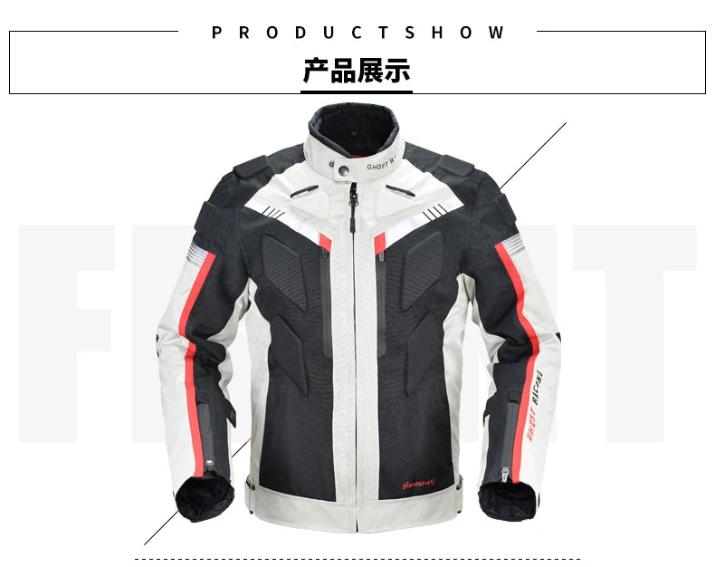 GHOST RACING motorcycle riding jacket pants rider racing motorcycle pants fall wind warm winter pants