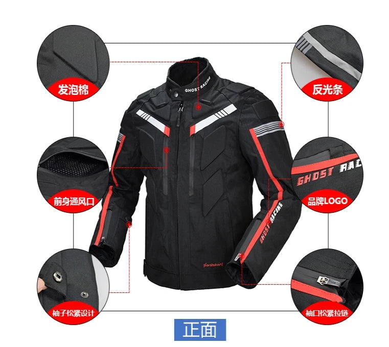 GHOST RACING motorcycle riding jacket pants rider racing motorcycle pants fall wind warm winter pants