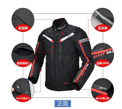 GHOST RACING motorcycle riding jacket pants rider racing motorcycle pants fall wind warm winter pants