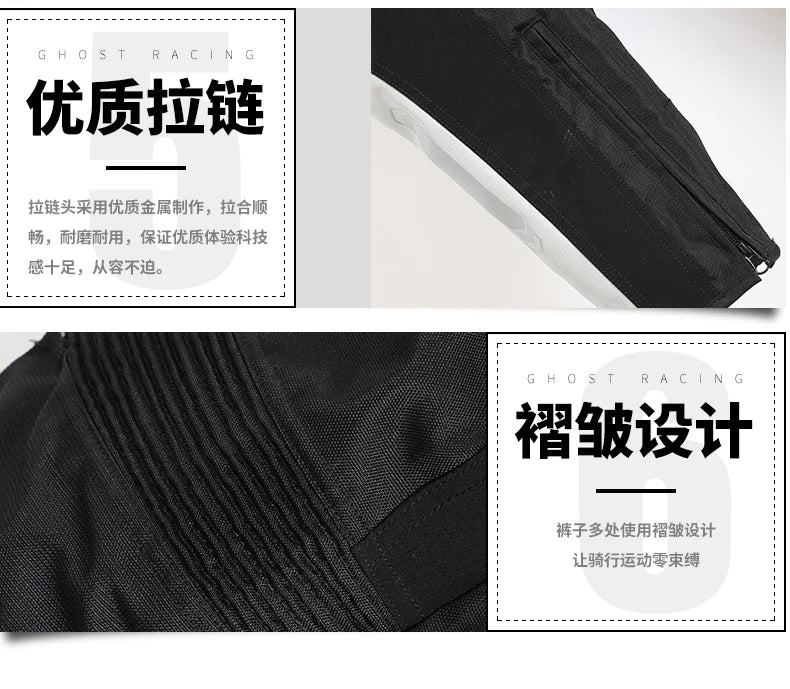 GHOST RACING motorcycle riding jacket pants rider racing motorcycle pants fall wind warm winter pants