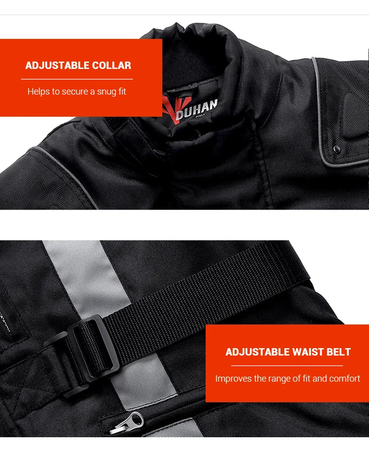 Hendersonshop Motorcycle Jacket Windproof Motocross Jackets Motorcycle Pants Wear-resistant Chaqueta Moto