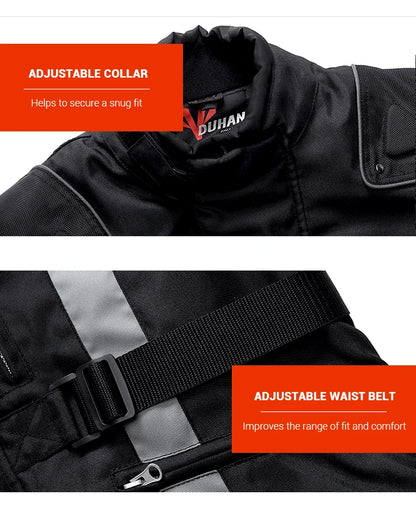 Hendersonshop Motorcycle Jacket Windproof Motocross Jackets Motorcycle Pants Wear-resistant Chaqueta Moto