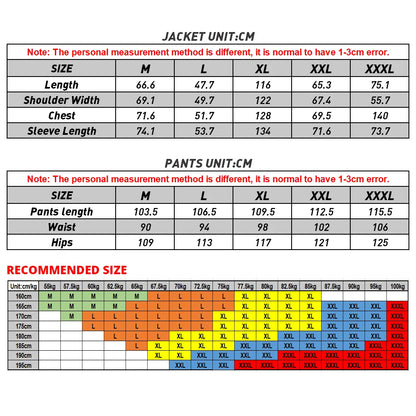 Hendersonshop DUHAN Motorcycle Jacket Pants Suit Waterproof Racing Jacket Protective Motocross