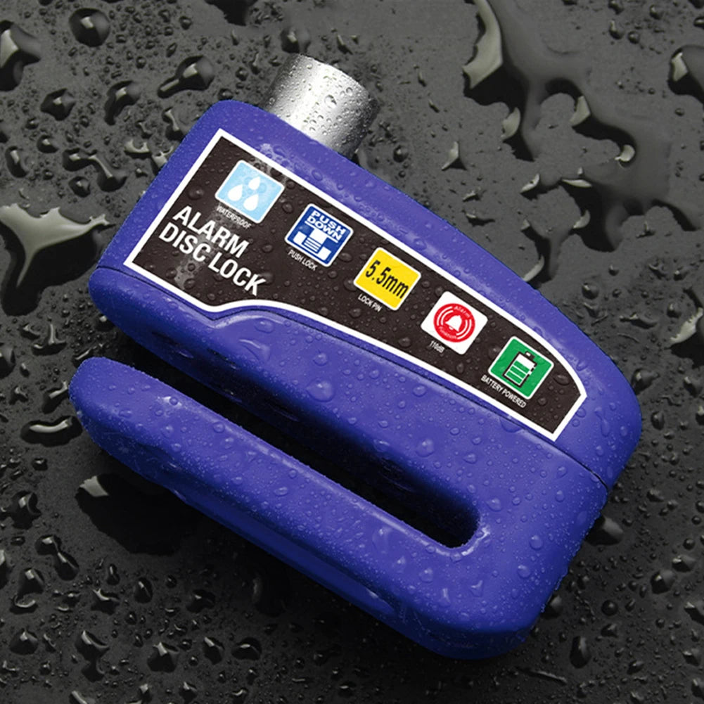 Motorcycle Alarm Disc Lock - detail view showing motorcycle disc lock features and details