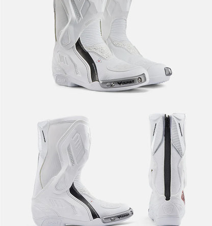 DUHAN New Motorcycle Boots Wear Resistant And Anti Fall Motorcycle Riding Boots Men Motocross Racing Boots