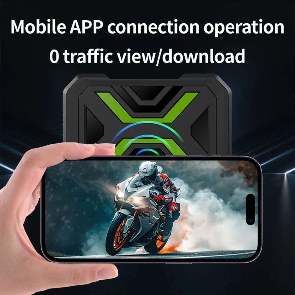 Jiuyin Motorcycle Dash Camera | Waterproof - View 5 | Henderson Shop