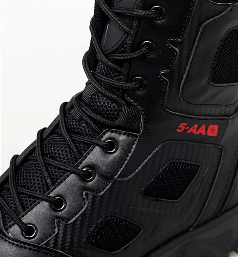 Men Male masculine  Botas Tacticas Hombre Militar Masculine sneakerMotorcycle Ankle Combat Boots Black Botas Militares Hombre