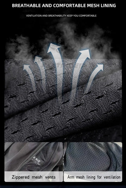 Hendersonshop LS2 Original APEX Motorcycle Jacket Autumn Winter Waterproof Windproof Warm