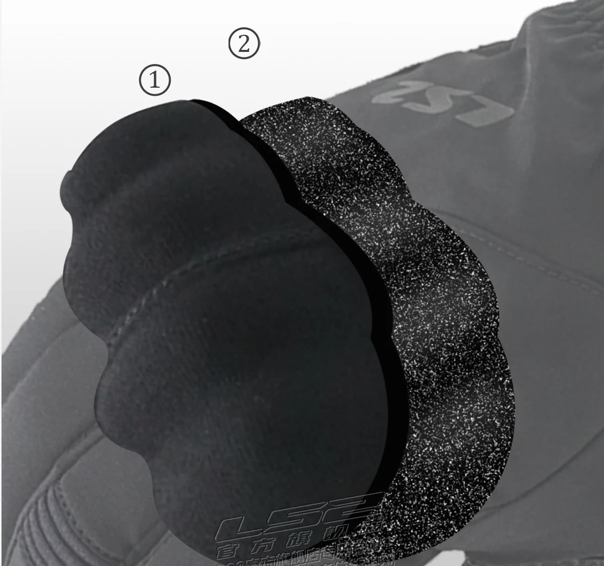 Hendersonshop LS2 URBS II Motorcycle Gloves MG036 Warm Gloves Man For