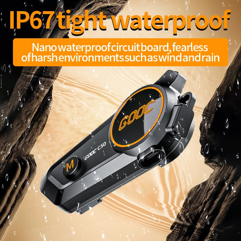 Bluetooth Motorcycle Intercom | Waterproof & Bluetooth - View 5 | Henderson Shop