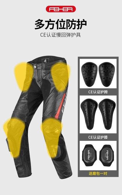 Motorcycle Riding Pants | Waterproof & Leather - View 14 | Henderson Shop