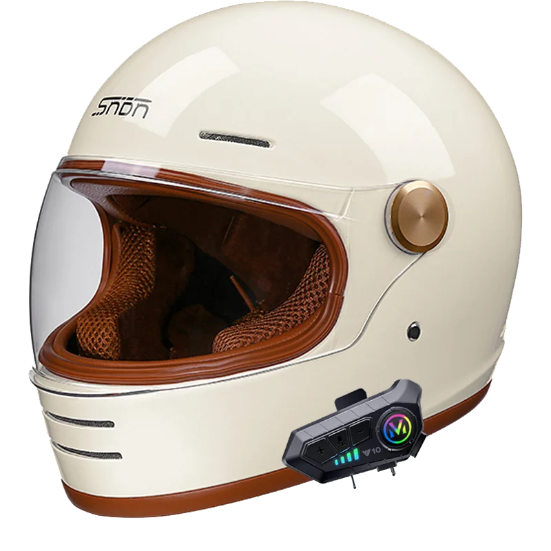 Full Face Motorcycle Helmet | DOT Certified & Bluetooth - View 18 | Henderson Shop