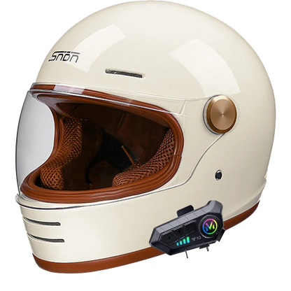 Full Face Motorcycle Helmet | DOT Certified & Bluetooth - View 18 | Henderson Shop