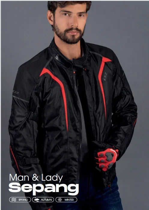 Hendersonshop LS2 Winter Motorcycle Jacket Men Women Waterproof Windproof Biker Jacket