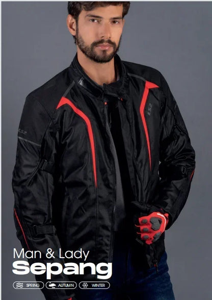 Hendersonshop LS2 Winter Motorcycle Jacket Men Women Waterproof Windproof Biker Jacket