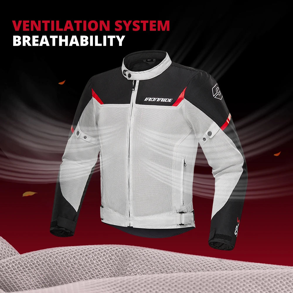 Motorcycle Jacket & Pants Set | Mesh & Breathable - View 4 | Henderson Shop